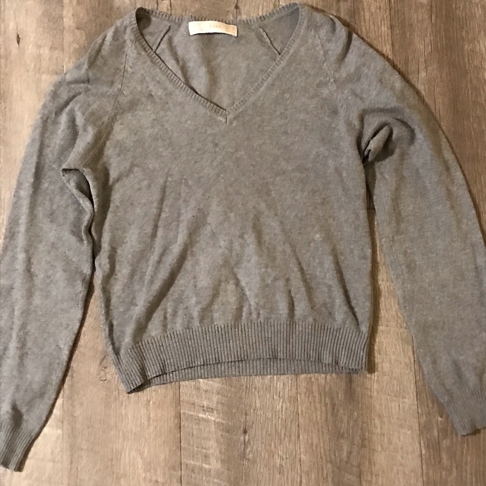 Zara women’s gray sweater medium